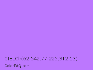 CIELCh 62.542,77.225,312.13 Color Image