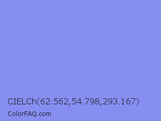 CIELCh 62.562,54.798,293.167 Color Image
