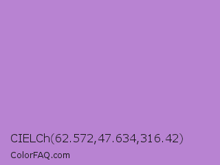 CIELCh 62.572,47.634,316.42 Color Image