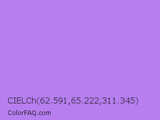 CIELCh 62.591,65.222,311.345 Color Image