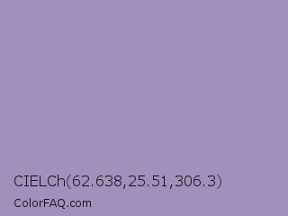 CIELCh 62.638,25.51,306.3 Color Image