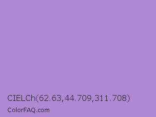 CIELCh 62.63,44.709,311.708 Color Image