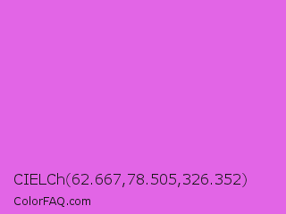 CIELCh 62.667,78.505,326.352 Color Image