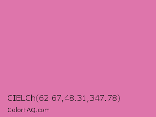 CIELCh 62.67,48.31,347.78 Color Image
