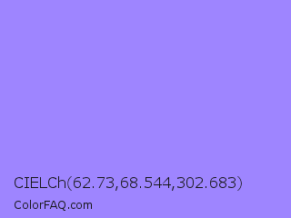 CIELCh 62.73,68.544,302.683 Color Image