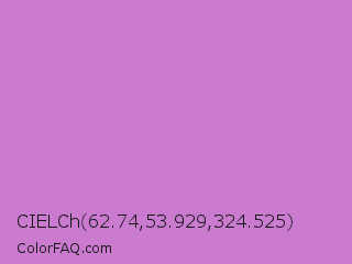 CIELCh 62.74,53.929,324.525 Color Image