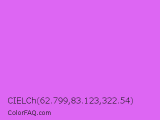 CIELCh 62.799,83.123,322.54 Color Image