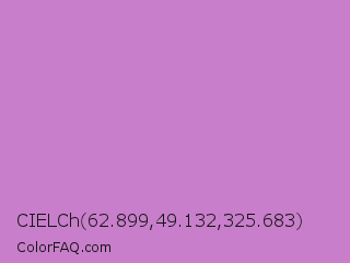 CIELCh 62.899,49.132,325.683 Color Image