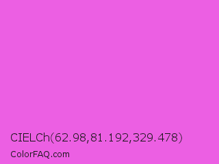 CIELCh 62.98,81.192,329.478 Color Image