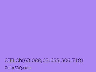 CIELCh 63.088,63.633,306.718 Color Image