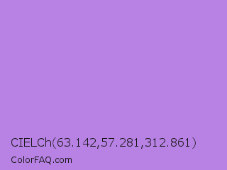 CIELCh 63.142,57.281,312.861 Color Image