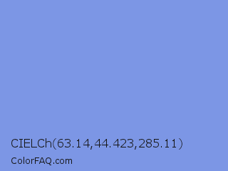 CIELCh 63.14,44.423,285.11 Color Image