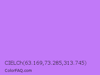 CIELCh 63.169,73.285,313.745 Color Image