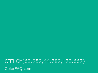 CIELCh 63.252,44.782,173.667 Color Image