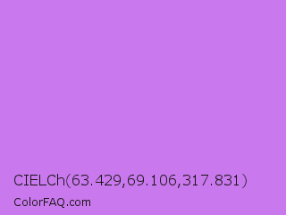 CIELCh 63.429,69.106,317.831 Color Image