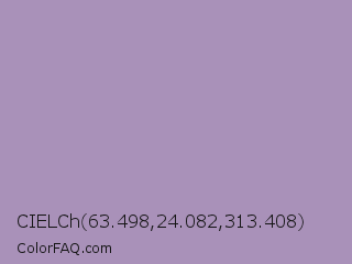 CIELCh 63.498,24.082,313.408 Color Image
