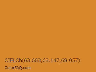 CIELCh 63.663,63.147,68.057 Color Image