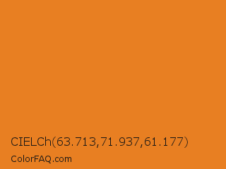 CIELCh 63.713,71.937,61.177 Color Image