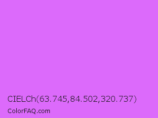 CIELCh 63.745,84.502,320.737 Color Image
