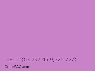 CIELCh 63.797,45.9,326.727 Color Image