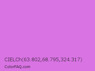 CIELCh 63.802,68.795,324.317 Color Image
