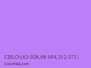 CIELCh 63.928,68.994,312.071 Color Image