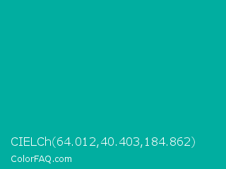 CIELCh 64.012,40.403,184.862 Color Image