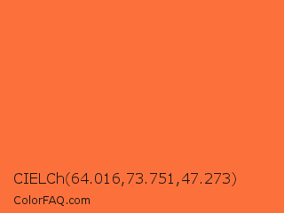CIELCh 64.016,73.751,47.273 Color Image