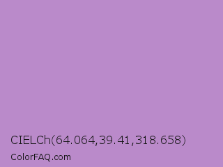 CIELCh 64.064,39.41,318.658 Color Image