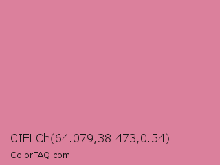CIELCh 64.079,38.473,0.54 Color Image