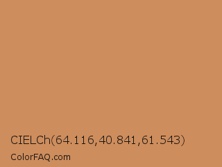 CIELCh 64.116,40.841,61.543 Color Image