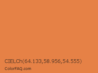 CIELCh 64.133,58.956,54.555 Color Image