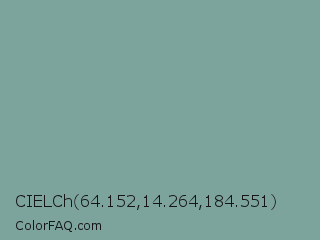 CIELCh 64.152,14.264,184.551 Color Image