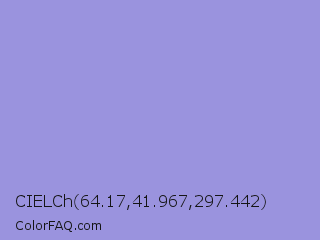 CIELCh 64.17,41.967,297.442 Color Image