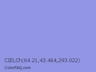 CIELCh 64.21,43.464,293.022 Color Image