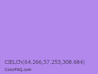 CIELCh 64.266,57.253,308.684 Color Image