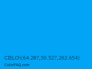 CIELCh 64.287,50.527,262.654 Color Image