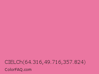CIELCh 64.316,49.716,357.824 Color Image