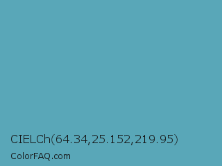 CIELCh 64.34,25.152,219.95 Color Image