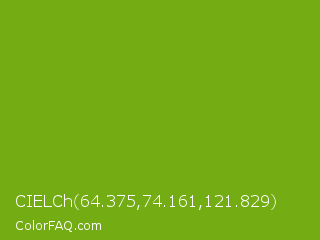 CIELCh 64.375,74.161,121.829 Color Image