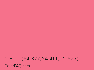 CIELCh 64.377,54.411,11.625 Color Image
