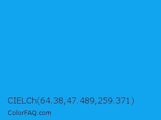 CIELCh 64.38,47.489,259.371 Color Image