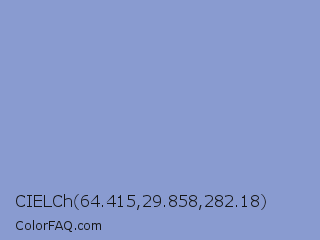 CIELCh 64.415,29.858,282.18 Color Image