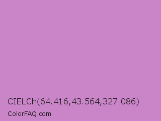 CIELCh 64.416,43.564,327.086 Color Image
