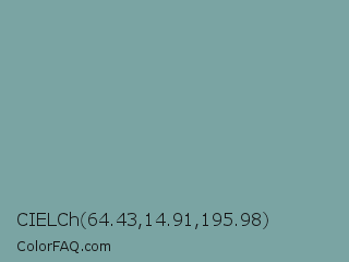 CIELCh 64.43,14.91,195.98 Color Image