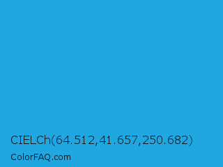 CIELCh 64.512,41.657,250.682 Color Image