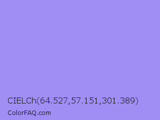 CIELCh 64.527,57.151,301.389 Color Image