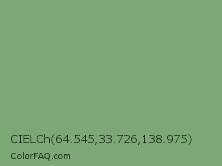 CIELCh 64.545,33.726,138.975 Color Image