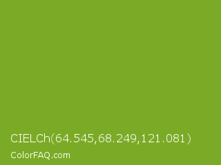 CIELCh 64.545,68.249,121.081 Color Image