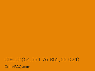 CIELCh 64.564,76.861,66.024 Color Image